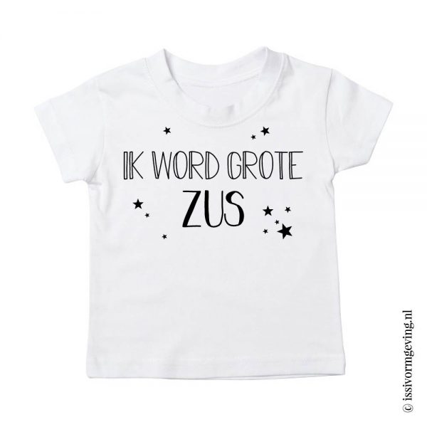 T-shirt grote zus